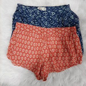 Two Pairs Flowy Shorts